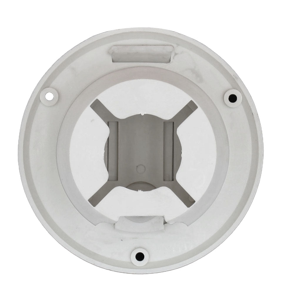 (1) RV Camper Trailer Round White Electric Power Cord Cable Hatch Cover