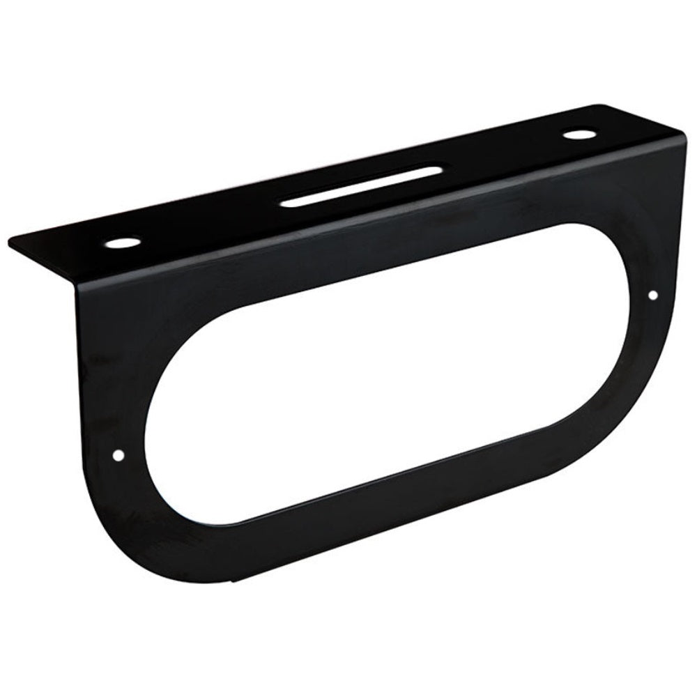 Metal Black Light Mounting Bracket fits 6" Oval LED Brake Stop Turn Tail Light