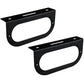(2) Black Mounting Bracket for 6" Oval Light Powder Coated Trailer RV Optronics