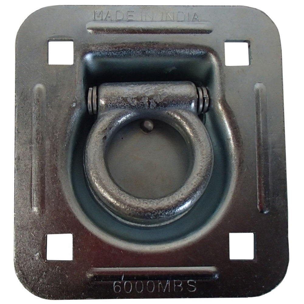 Recessed D-Rings 1-1/2" ID for Truck Trailer 6,000 lb. Capacity Anchor