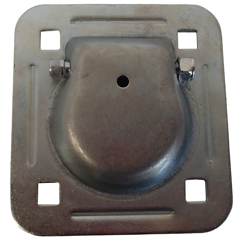 Flush Mount D-Ring - 1.5" Recessed Tie-Down Anchor for Trailers Trucks Cargo