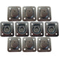 10 Square Recessed D-Ring - 1-1/2" Bolt-on 6000 lbs MBS For Trailer Flatbed