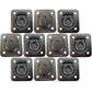 (10) Flush Mount D-Ring 1.5" Recessed Tie-Down Anchor for Trailers Trucks Cargo