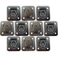 10 Square Recessed D-Ring - 1-1/2" Bolt-on 6000 lbs MBS For Trailer Flatbed
