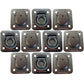 (10) Flush Mount D-Ring 1.5" Recessed Tie-Down Anchor for Trailers Trucks Cargo
