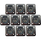 (10) Flush Mount D-Ring 1.5" Recessed Tie-Down Anchor for Trailers Trucks Cargo