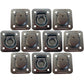 (10) Flush Mount D-Ring 1.5" Recessed Tie-Down Anchor for Trailers Trucks Cargo