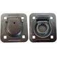 Qty 2: 1-1/2" Bolt-on Recessed D-Ring Fits Universal Products Replaces RDR5