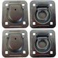 4 Recessed Anchor Point Tie Down Cargo Truck Container Quad Van Trailer D-Rings