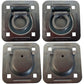Qty 4: 1-1/2" Bolt-on Recessed D-Ring Fits Universal Products Replaces RDR5