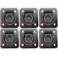 Qty 6: 1-1/2" Bolt-on Recessed D-Ring Fits Universal Products Replaces RDR5