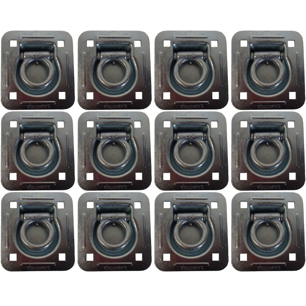Qty 12: 1-1/2" Bolt-on Recessed D-Ring Fits Universal Products Replaces RDR5