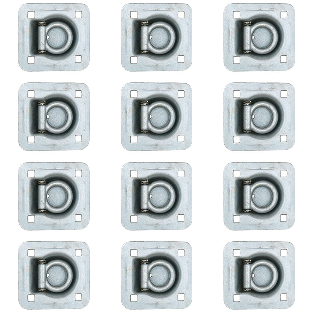 Qty 12: 1-1/2" Bolt-on Recessed D-Ring Fits Universal Products Replaces RDR5