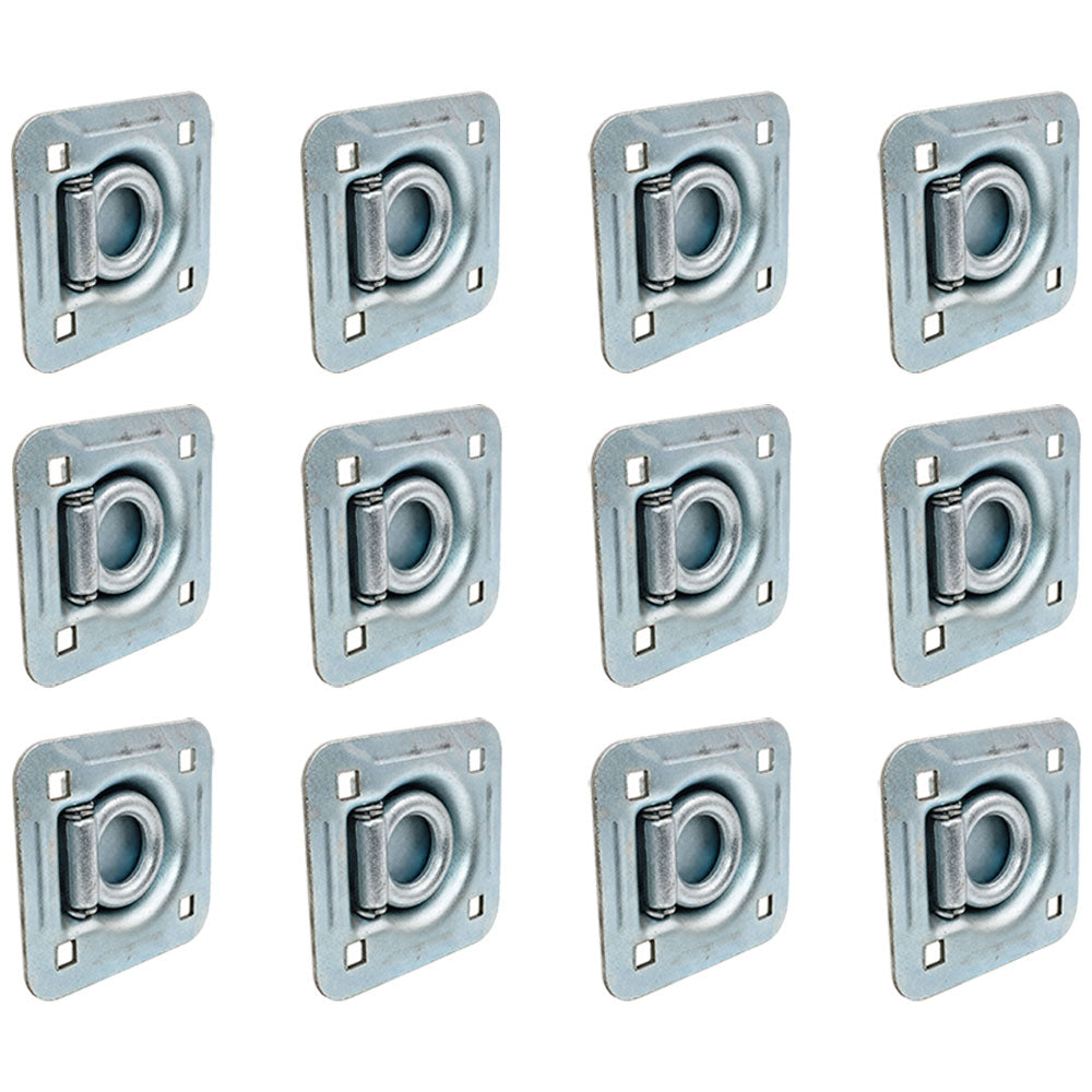 Qty 12: 1-1/2" Bolt-on Recessed D-Ring Fits Universal Products Replaces RDR5