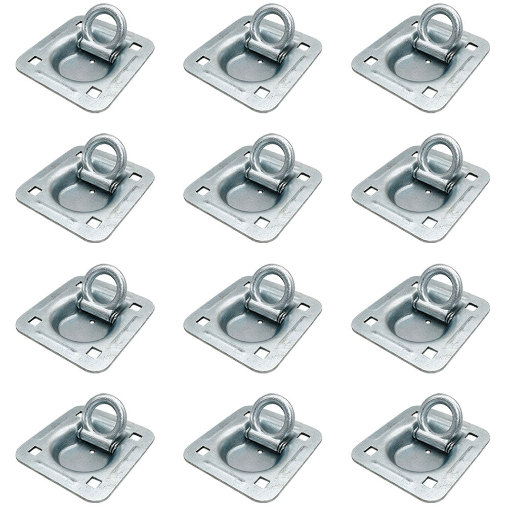 Qty 12: 1-1/2" Bolt-on Recessed D-Ring Fits Universal Products Replaces RDR5