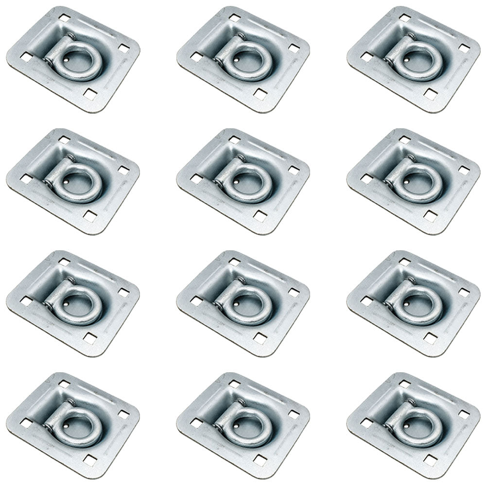 Qty 12: 1-1/2" Bolt-on Recessed D-Ring Fits Universal Products Replaces RDR5