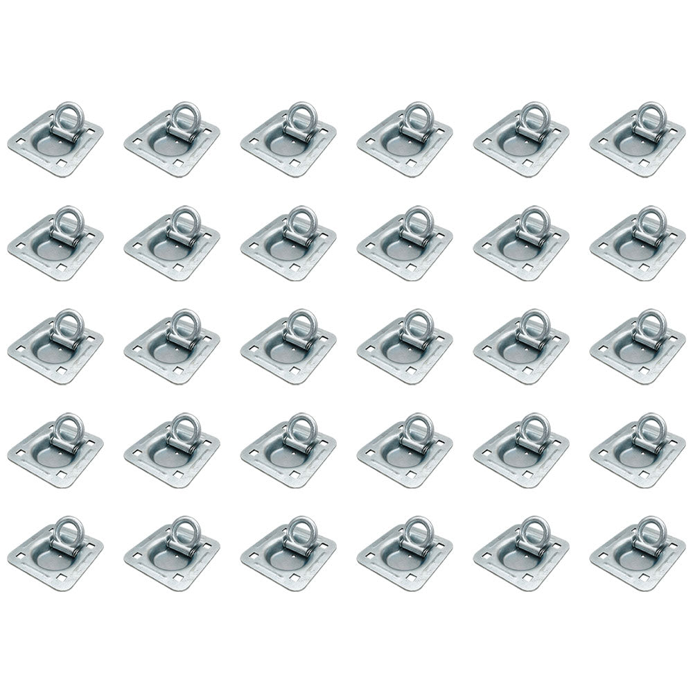 30 Recessed D-Ring for Quad Van Cargo Container Truck Tie Down Anchor Point