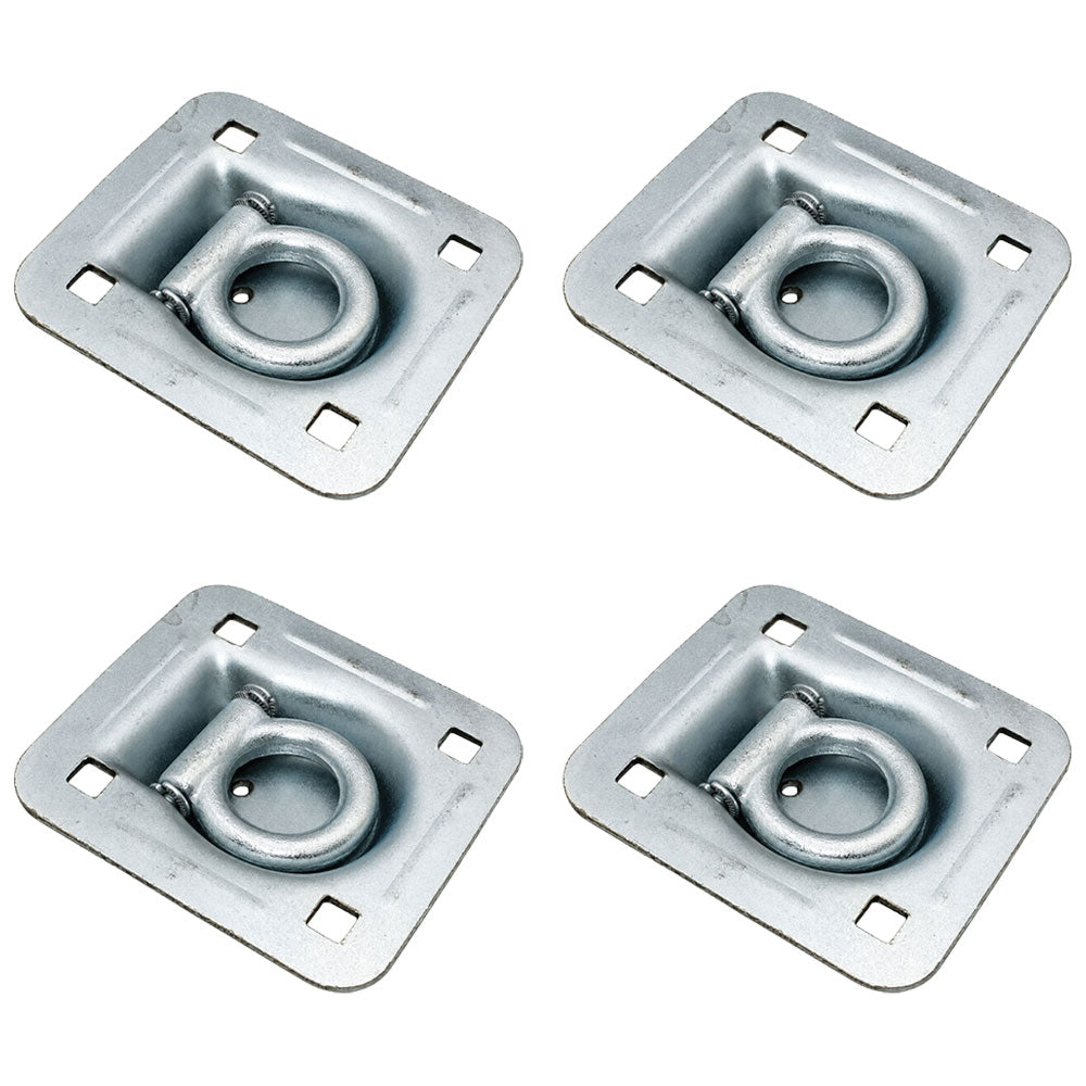 Qty 4: 1-1/2" Bolt-on Recessed D-Ring Fits Universal Products Replaces RDR5