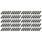 Qty 100: 8" x 2" x 0.125" x 1" Edger Blade Fits Husqvarna Replaces 601000749