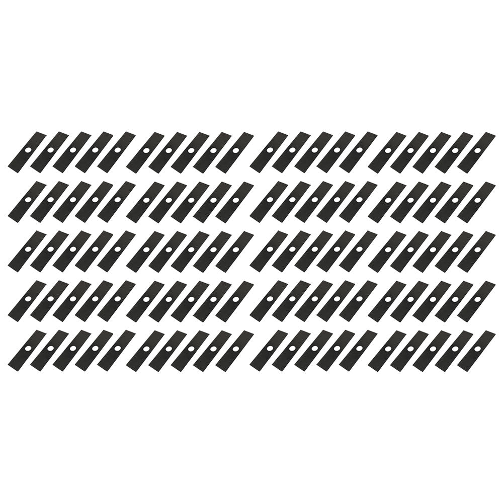 Qty 100: 8" x 2" x 0.125" x 1" Edger Blade Fits Husqvarna Replaces 601000749