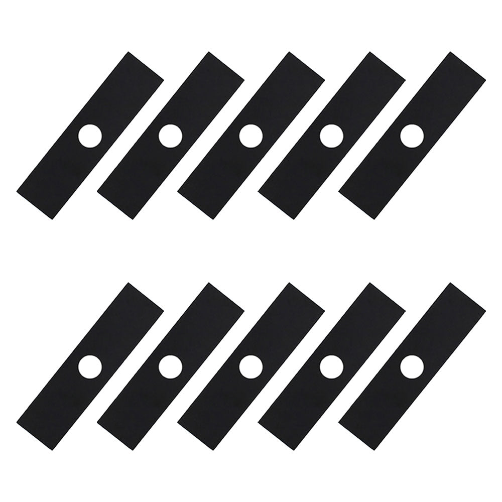 Qty 10: 8" x 2" x 0.125" x 1" Edger Blade Fits Husqvarna Replaces 601000749