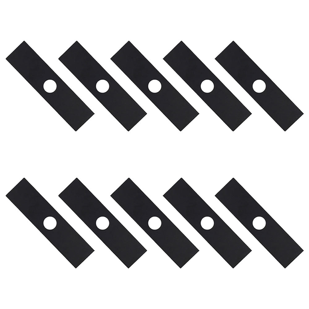 Qty 10: 8" x 2" x 0.125" x 1" Edger Blade Fits Husqvarna Replaces 601000749