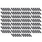 Qty 150: 8" x 2" x 0.125" x 1" Edger Blade Fits Stihl Replaces 4133 713 4101