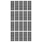 Qty 200: 8" x 2" x 0.125" x 1" Edger Blade Fits Stihl Replaces 4133 713 4101