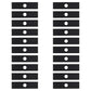 Qty 20: 8" x 2" x 0.125" x 1" Edger Blade Fits Echo Replaces 69601552632