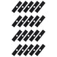 Qty 20: 8" x 2" x 0.125" x 1" Edger Blade Fits Husqvarna Replaces 601000749
