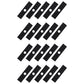 Qty 20: 8" x 2" x 0.125" x 1" Edger Blade Fits Ryobi Replaces 613223