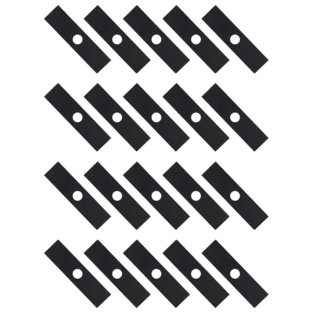 Qty 20: 8" x 2" x 0.125" x 1" Edger Blade Fits Husqvarna Replaces 601000749