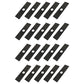 Qty 20: 8" x 2" x 0.125" x 1" Edger Blade Fits Ryobi Replaces 613223