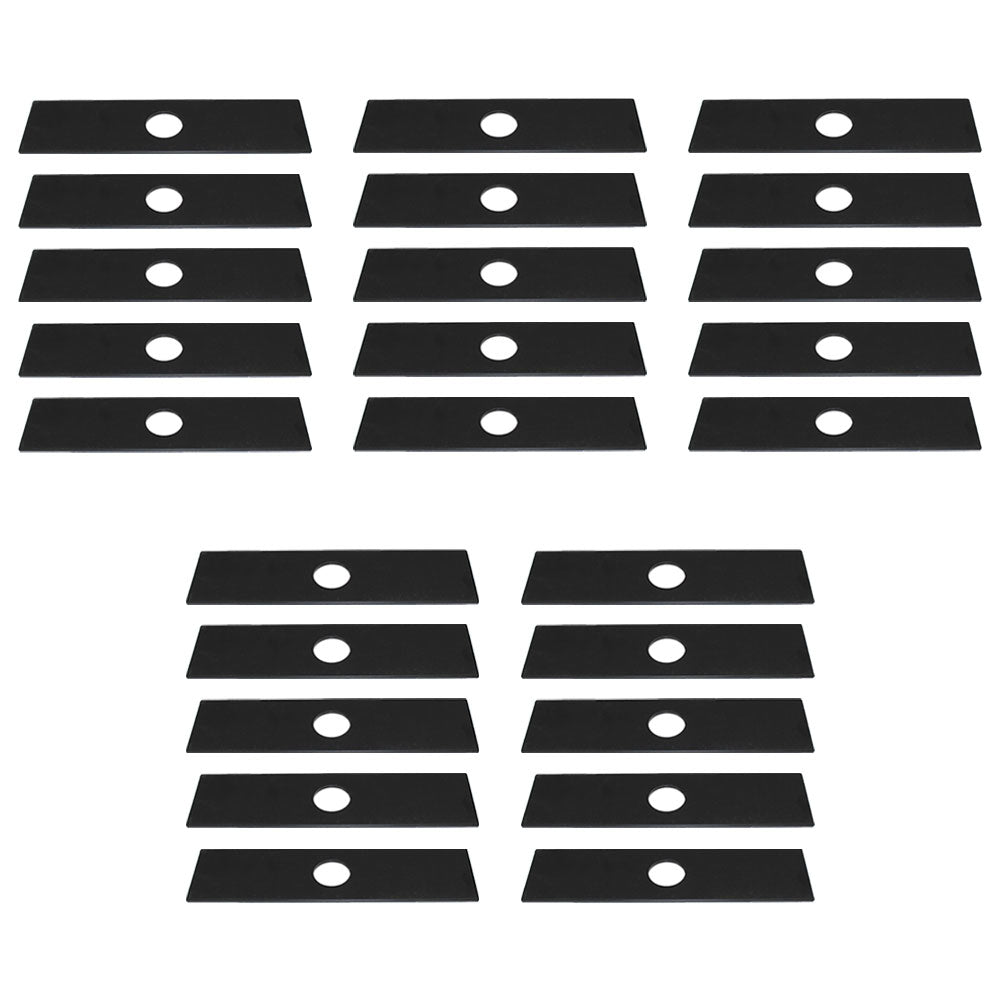 Qty (25) Edger Blade, 8" x 2" x 0.125" x 1"   Fits Shindaiwa