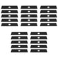 Qty (25) Edger Blade, 8" x 2" x 0.125" x 1"   Fits Husqvarna Replaces 601000749