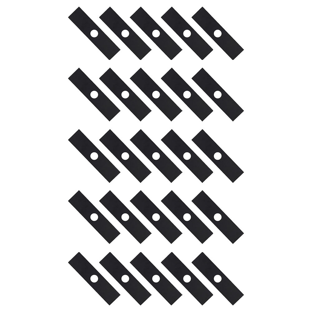 Qty (25) Edger Blade, 8" x 2" x 0.125" x 1"   Fits Echo Replaces 69601552632