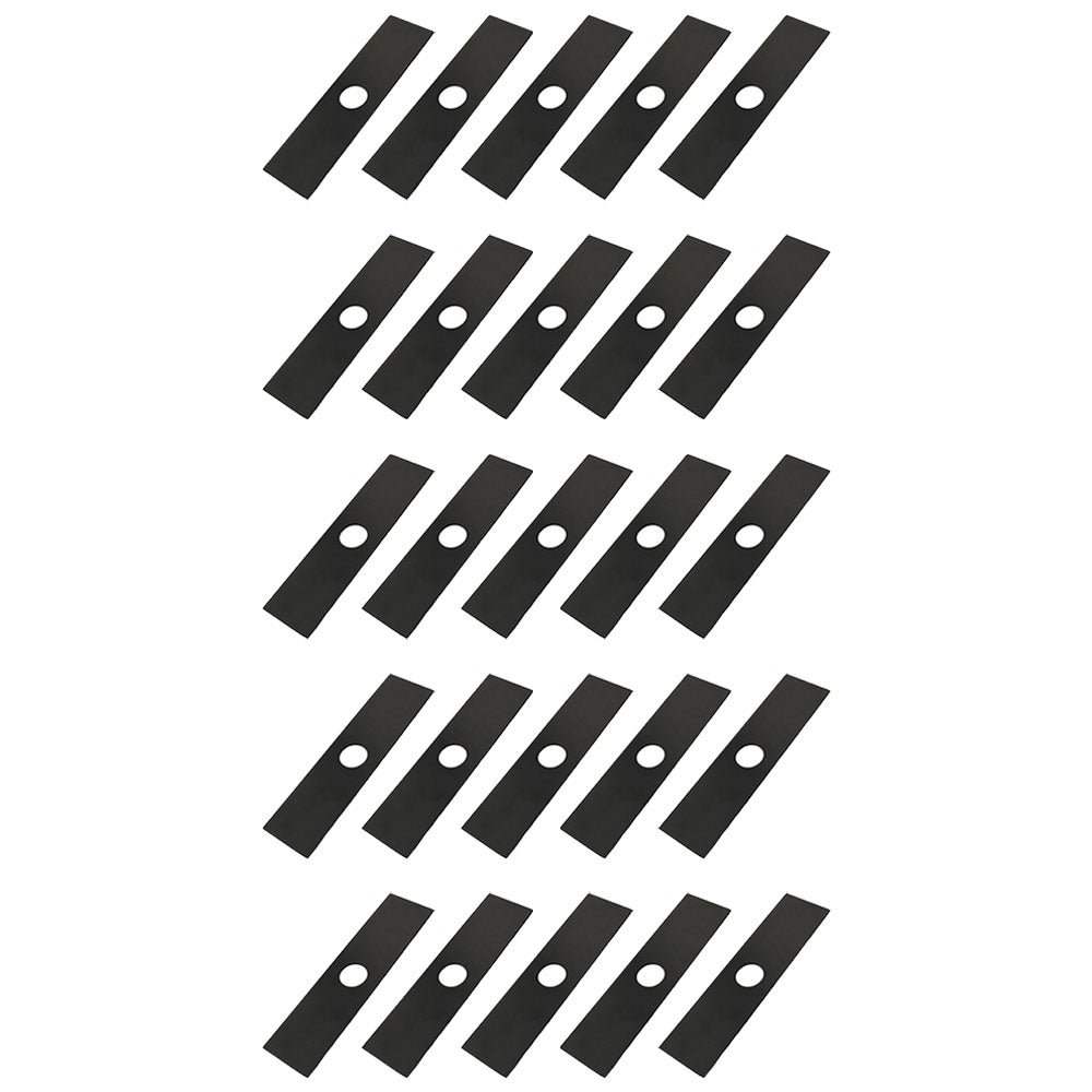 Qty (25) Edger Blade, 8" x 2" x 0.125" x 1"   Fits Stihl Replaces 4133 713 4101