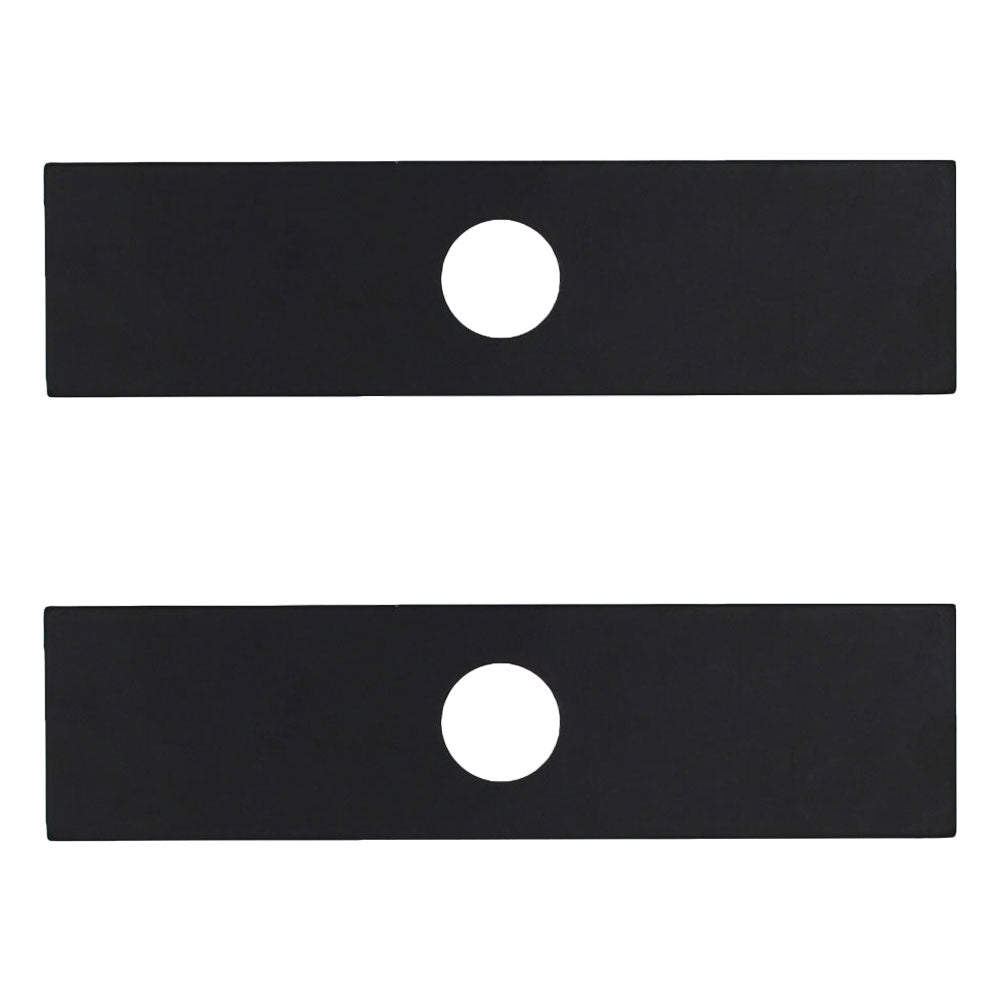 Qty 2: 8" x 2" x 0.125" x 1" Edger Blade  Fits Shindaiwa Replaces 69601552631