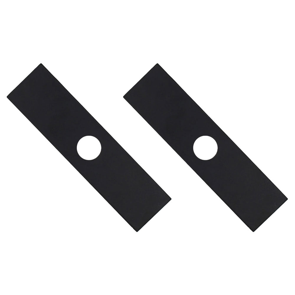 Qty 2: 8" x 2" x 0.125" x 1" Edger Blade  Fits Husqvarna Replaces 601000749