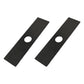 Qty 2: 8" x 2" x 0.125" x 1" Edger Blade  Fits Stihl Replaces 4133 713 4101