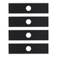 Qty 4: 8" x 2" x 0.125" x 1" Edger Blade  Fits Stihl Replaces 4133 713 4101