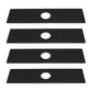 Qty 4: 8" x 2" x 0.125" x 1" Edger Blade  Fits Echo Replaces 69601552632