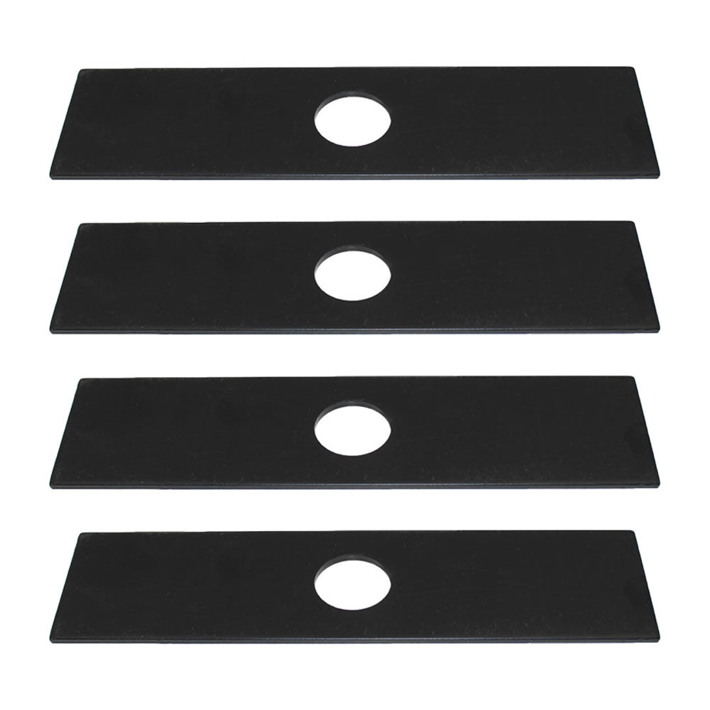 Qty 4: 8" x 2" x 0.125" x 1" Edger Blade  Fits Stihl Replaces 4133 713 4101