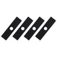 Qty 4: 8" x 2" x 0.125" x 1" Edger Blade  Fits Stihl Replaces 4133 713 4101