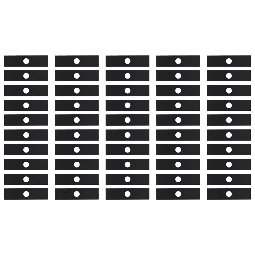 Qty 50: 8" x 2" x 0.125" x 1" Edger Blade Fits Husqvarna Replaces 601000749