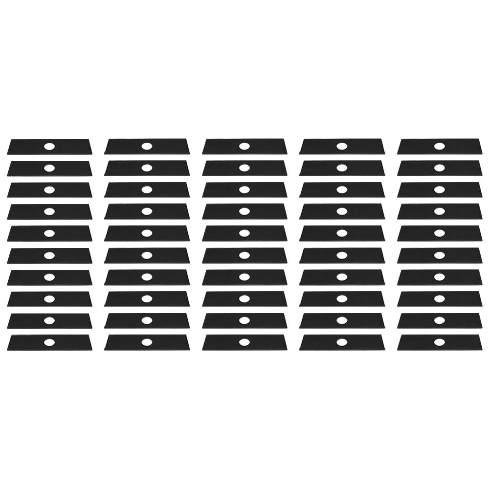 Qty 50: 8" x 2" x 0.125" x 1" Edger Blade Fits Stihl Replaces 4133 713 4101