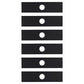 Qty 6: 8" x 2" x 0.125" x 1" Edger Blade  Fits Stihl Replaces 4133 713 4101