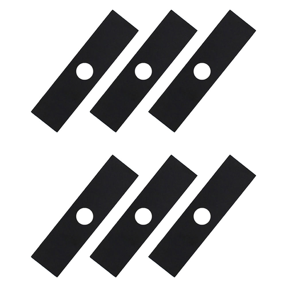 Qty 6: 8" x 2" x 0.125" x 1" Edger Blade  Fits Universal Products Replaces 13940