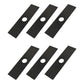 Qty 6: 8" x 2" x 0.125" x 1" Edger Blade  Fits Husqvarna Replaces 601000749