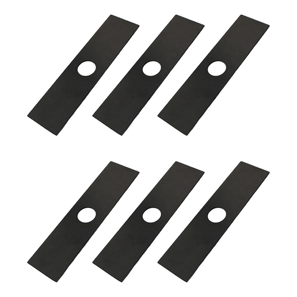 Qty 6: 8" x 2" x 0.125" x 1" Edger Blade  Fits Echo Replaces 69601552632